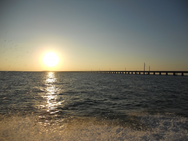 2011 Sunset over 7 Mile Bridge