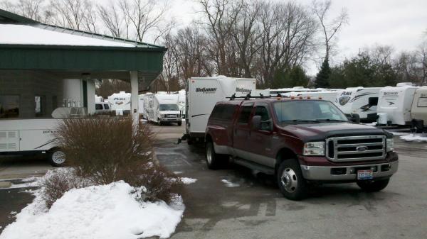 2013-02-08 Picking the new TT up at Labadie RV