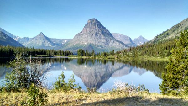 2014 - Camped on Two Medicine Lake.  Can you believe what you can capture with a cell phone?