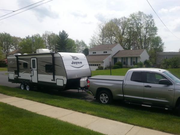 2016 Tundra 5.7L V8, 2017 Jayco 24RBS