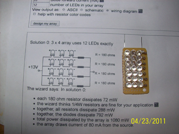 21 LED series parallel wizard 2