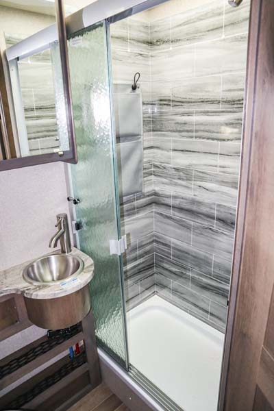 28SS - Shower - Draft floorplans made by Brian Clemmens denotes the shower at 24x36