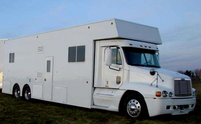 29 foot 2007 Powerhouse Conversion Coach on a '99 Freightliner Century