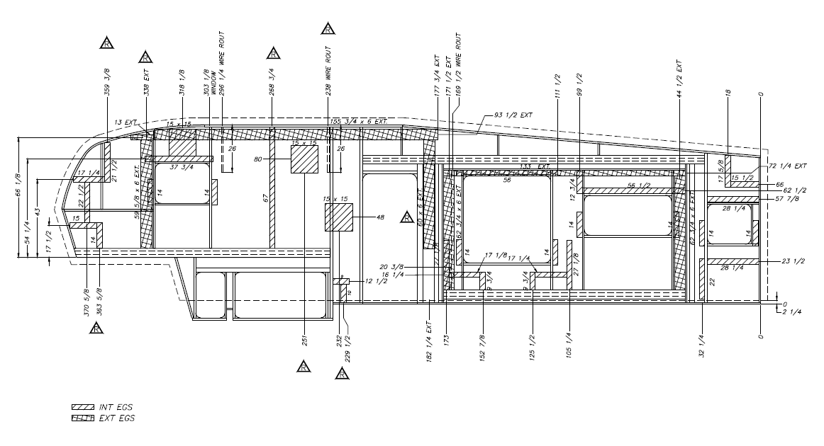 303RLS passenger sidewall backers