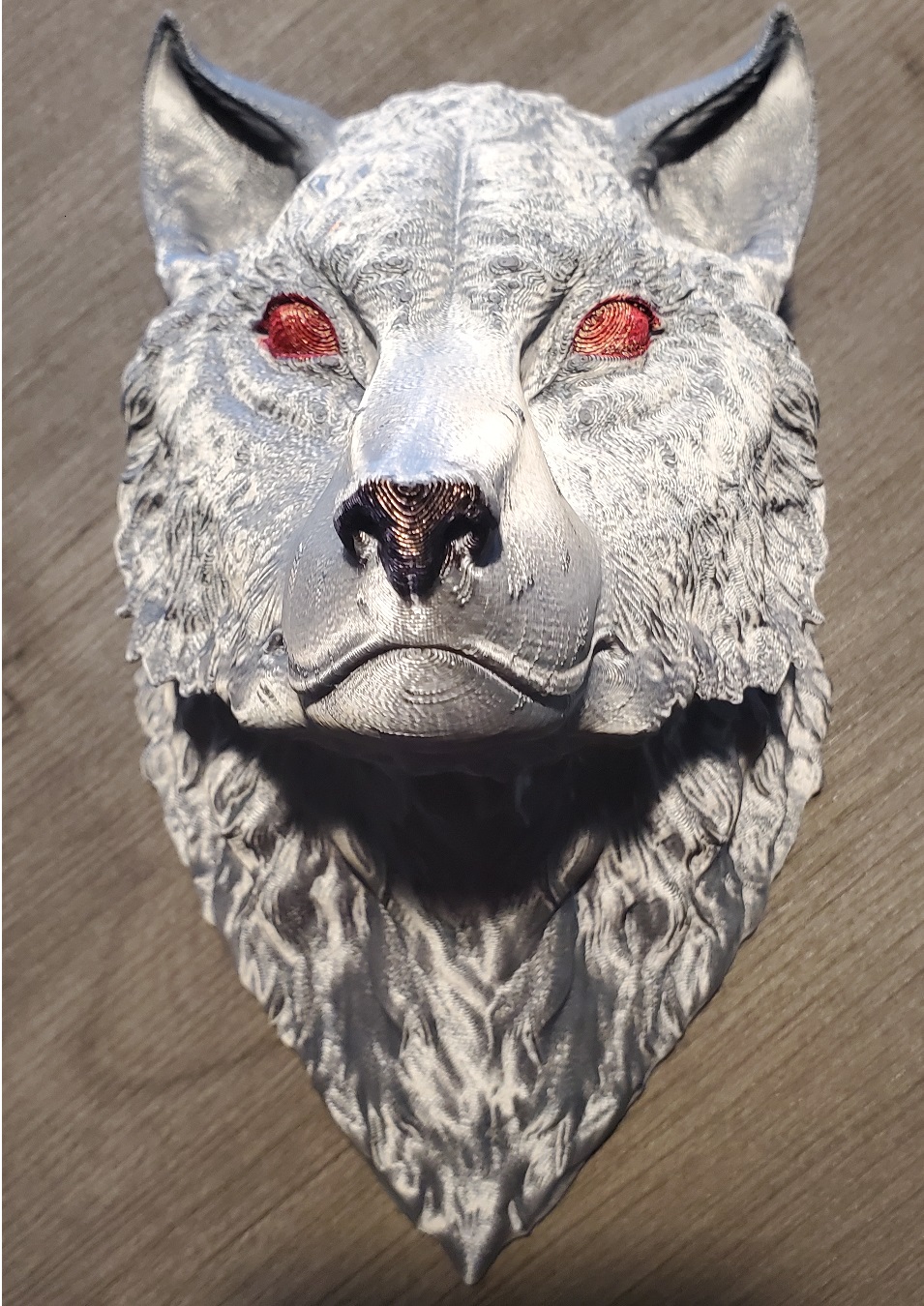 3D Printed Grey Wolf