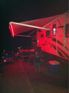 4th Mod, LED awning lights with remote