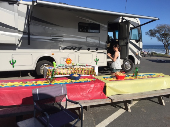 50th Bday party at Carpinteria State beach, Ca