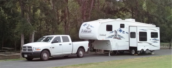 5th Wheel and tow vehicle