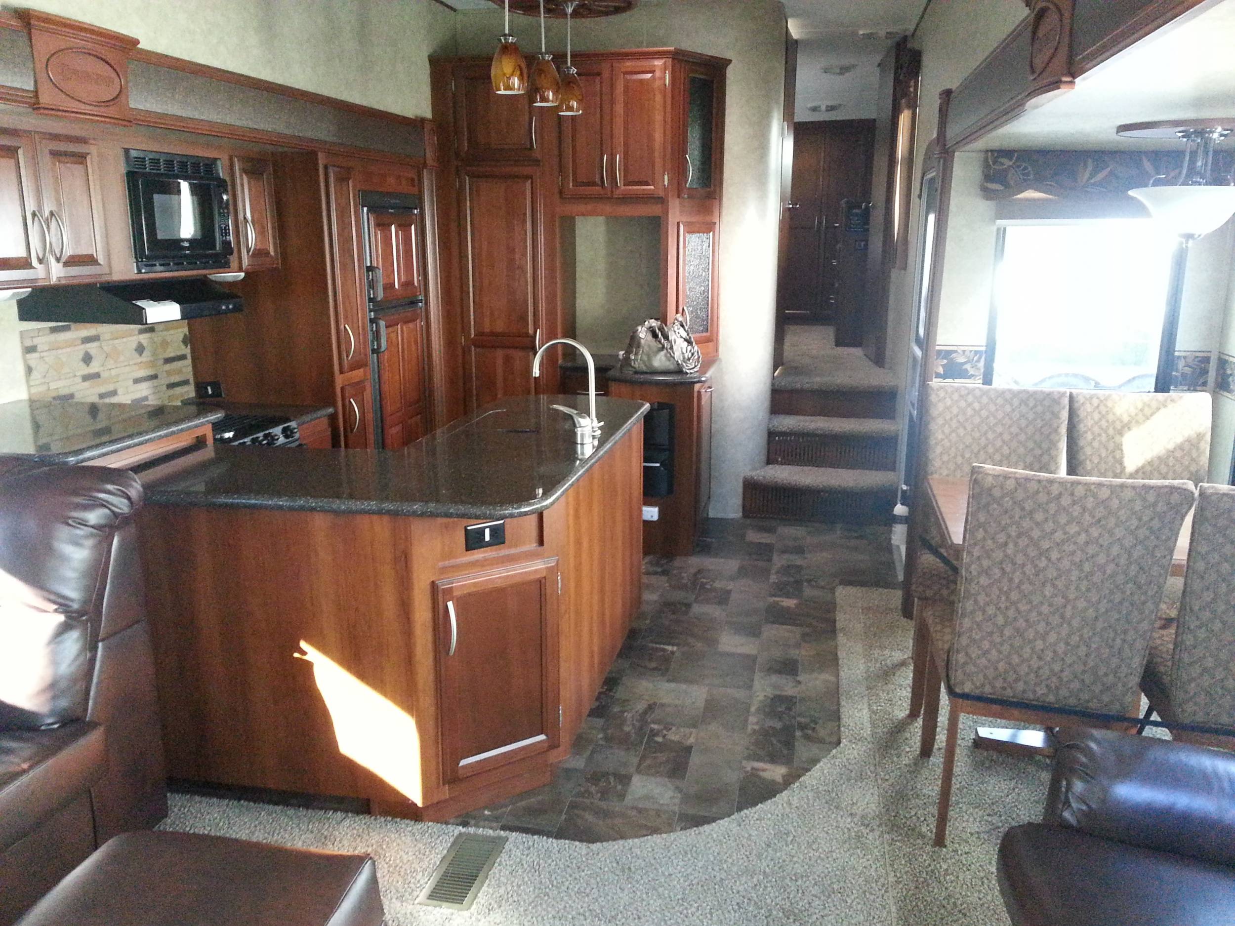 A dream kitchen huge pantry and dining area.