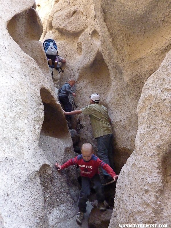 A family on the trail