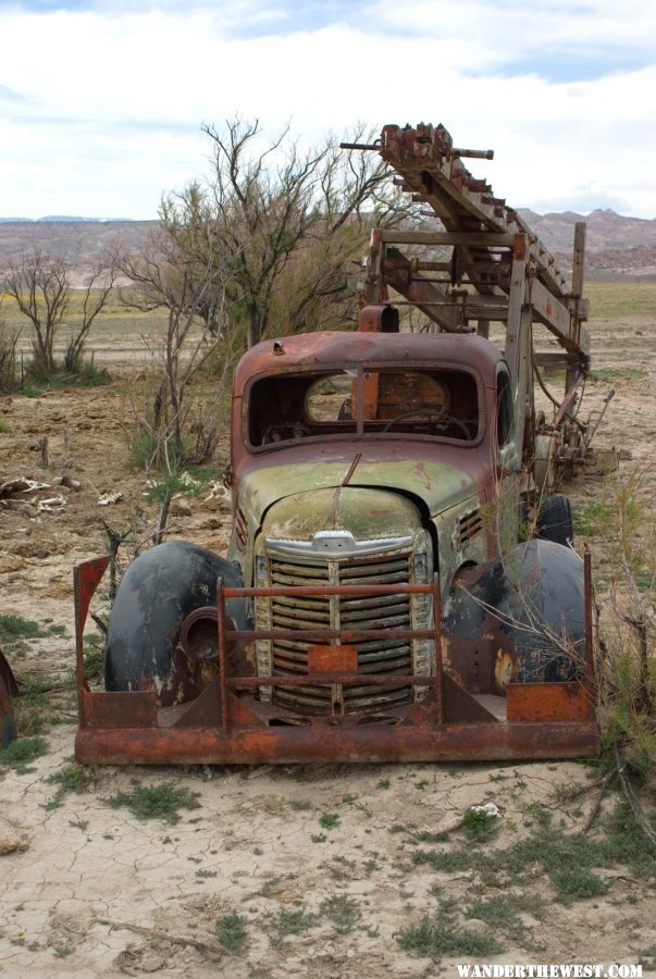 A Grim Reminder near the Bentonite Hills