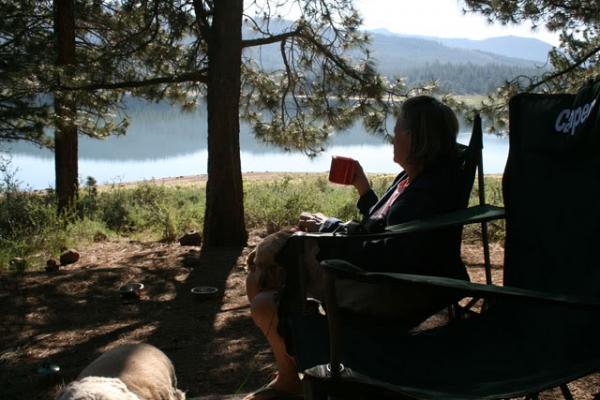 A relaxing morning in the Sierra's.