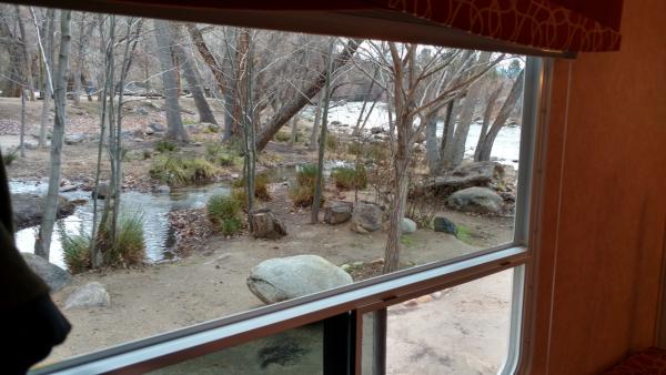 A river view spot at Camp James on the upper Kern River