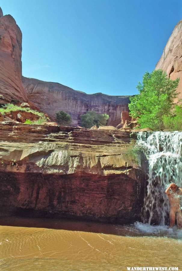 A Small Waterfall near the Escalante River