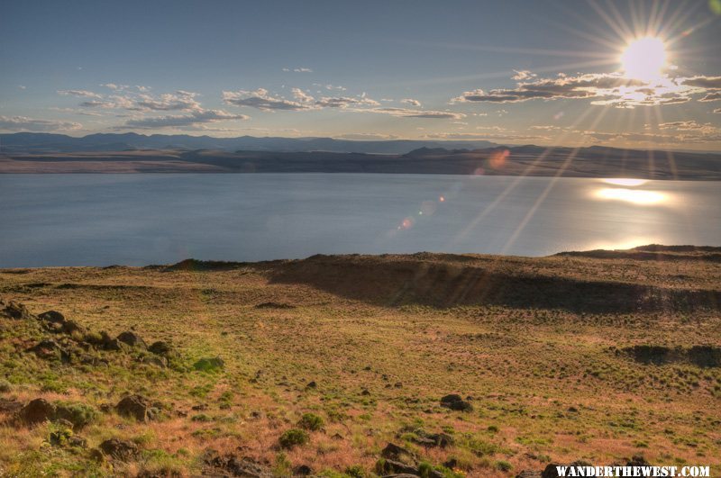 Abert Rim, looking west