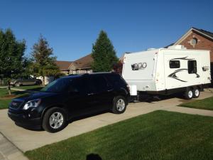 Acadia and the roo all loaded up !!