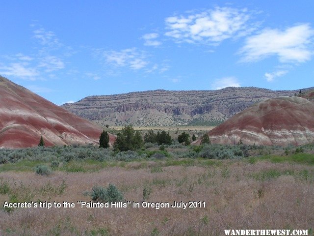 Accrete's 2011 July trip to the Painted Hills, Oregon