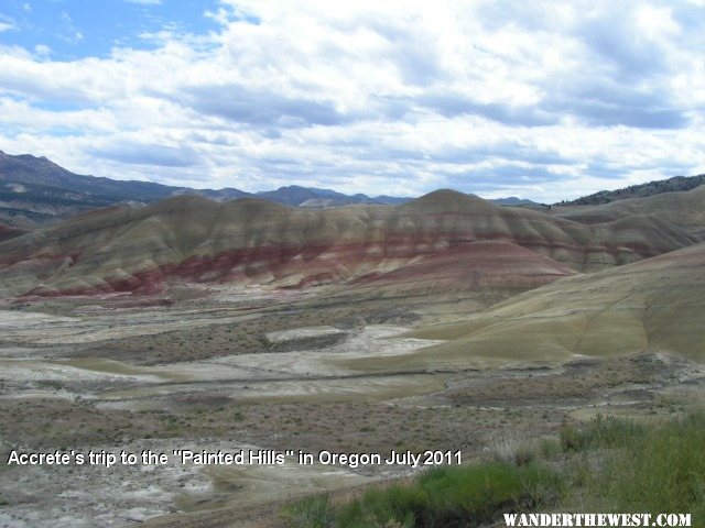 Accrete's 2011 July trip to the Painted Hills, Oregon