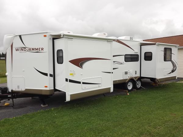 After returning from Myrtle Beach. The camper getting a wash and wax ! (Inside & Out)