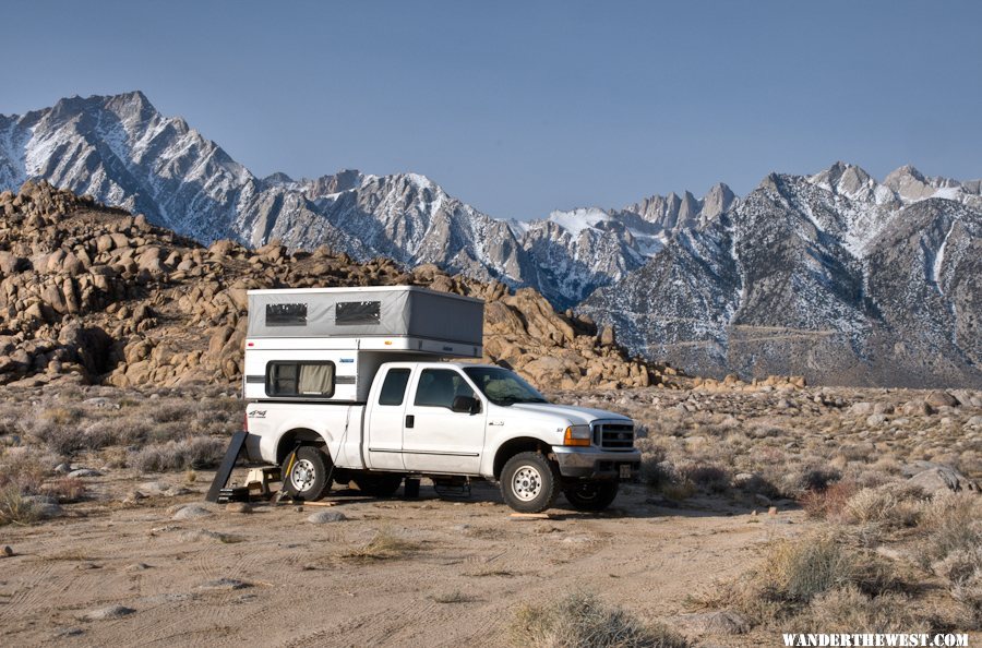 Alabama Hills and High Sierra