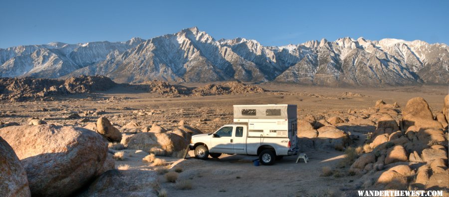 Alabama Hills and the High Sierras