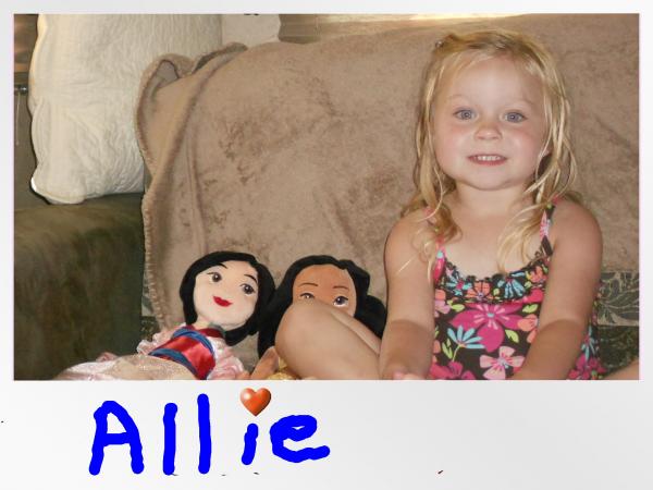 Allie and some of her Dolls