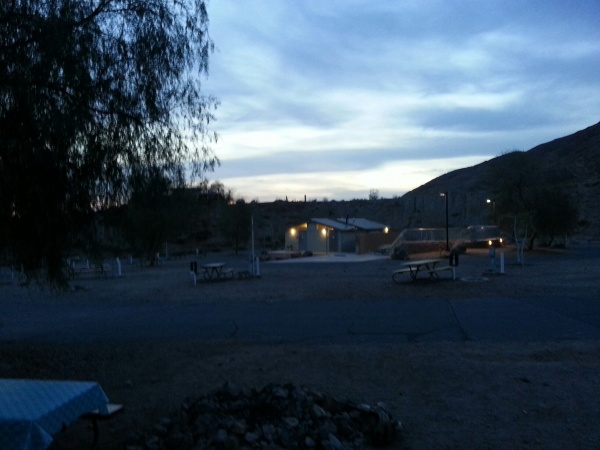 Almost everyone left Sunday and campground is almost completely empty.  With a full moon it was spooky to be alone.