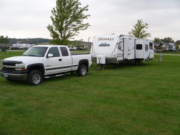 Amana RV Park for Denali TT's first rally, we were all alone!