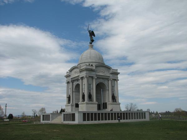 Among hundreds of monuments this is the monument for PA and all the soldiers involved