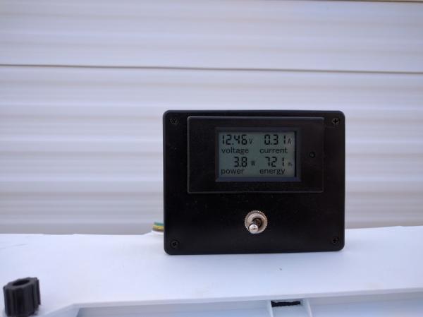 Amperage Meter in use.