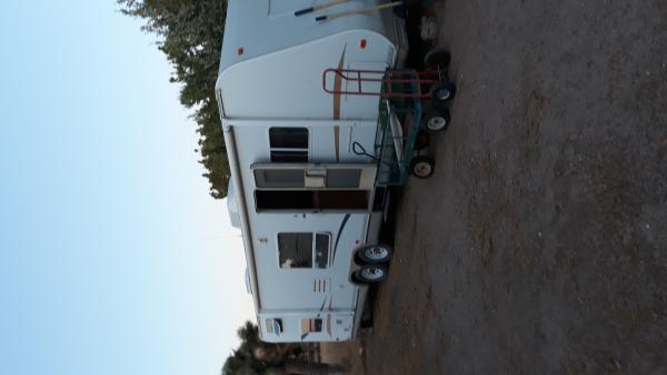 And here we go travel trailer to she shed.