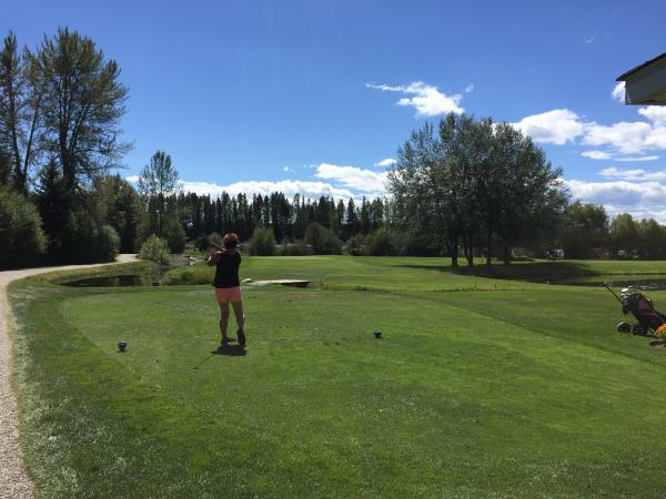 And the Golf Course which draws us here to stop for a few days on our way and on our way back