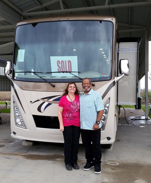 Angie, Windy and I at Motorhome Specialist, Alvarado, TX