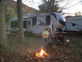 At Cherokee NC staying at Happy Holidays.