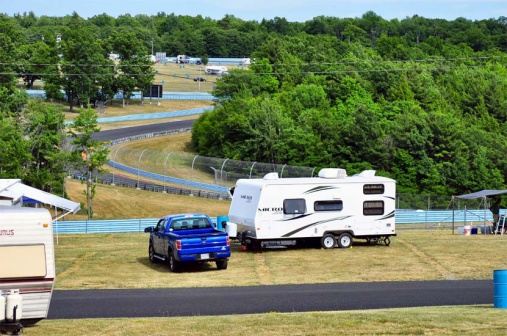 At the 2016 Sahlen's 6Hrs., Watkins Glen -Along the "Boot" straight, looking at Turn 6 and infield area.
6/30/2016