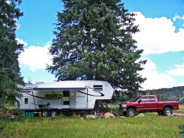 August 2008 - Our campsite