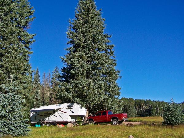 August 2008 - Our campsite