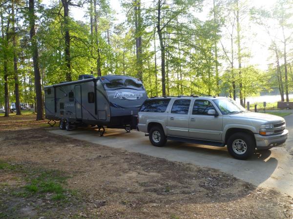 Awesome tow vehicle. 8.1 litre V8 Chev. I was sad to say goodbye to her. Still for sale I believe.