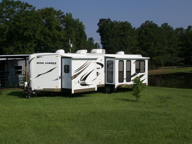 Back yard camping