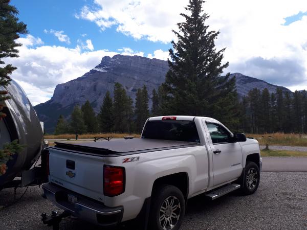 Banff Alberta camping in Sept 2018