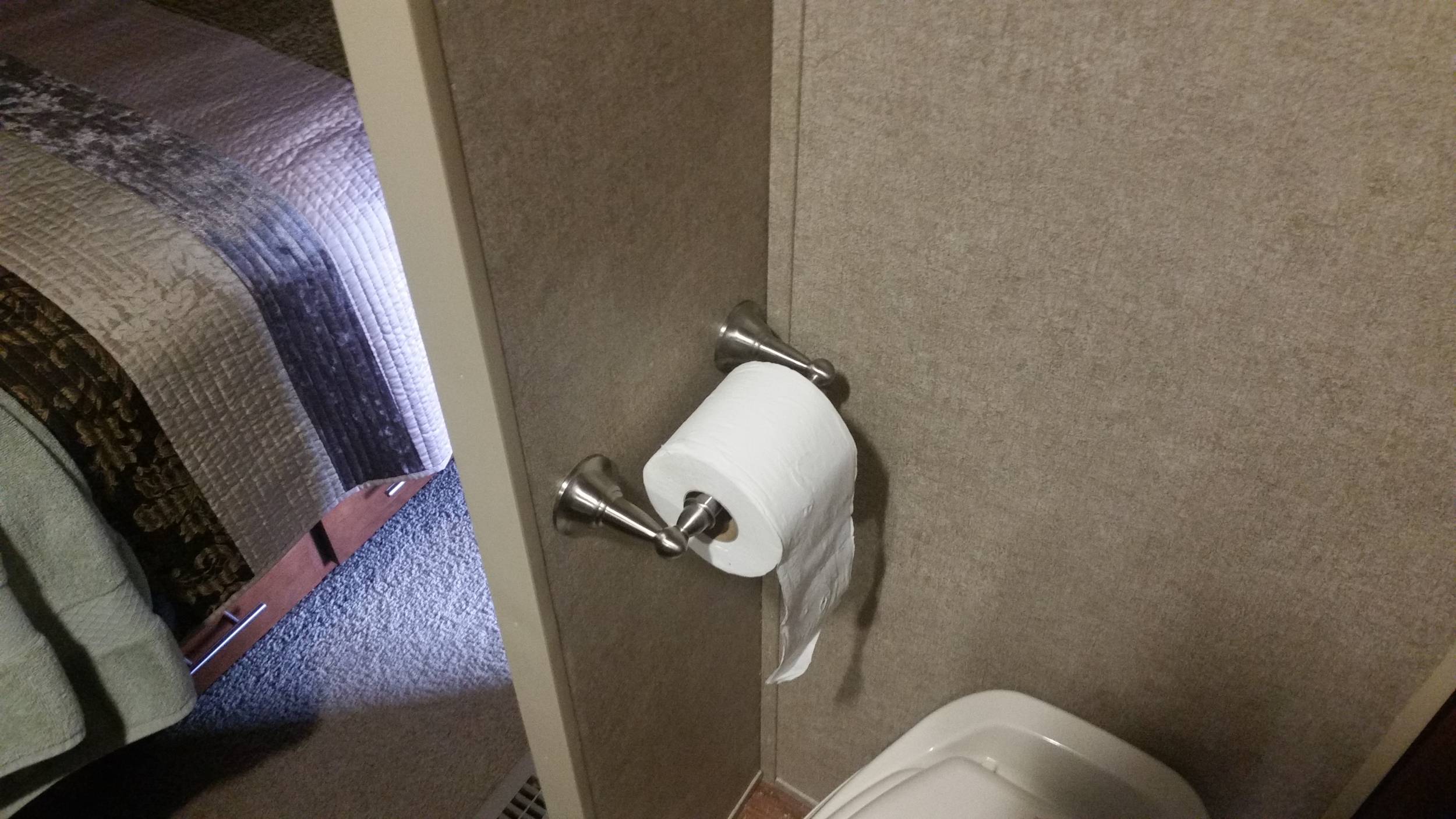 Bathroom Mod - Added Toliet Paper Holder