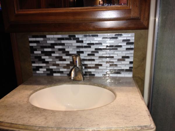 Bathroom Sink Backsplash