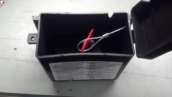 Battery isolator in battery box