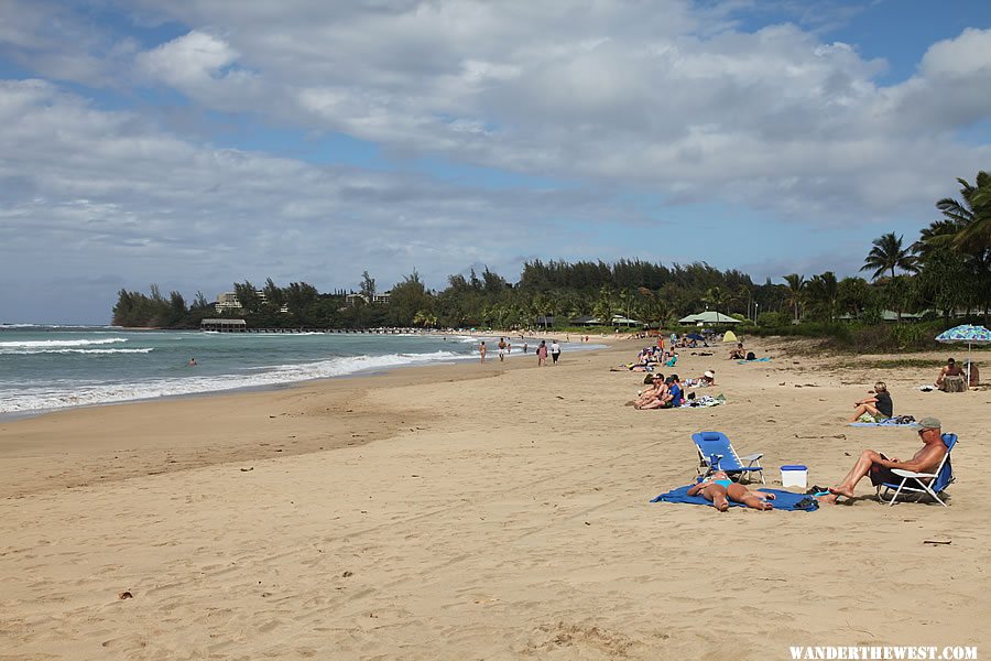 Beach at Hanalei