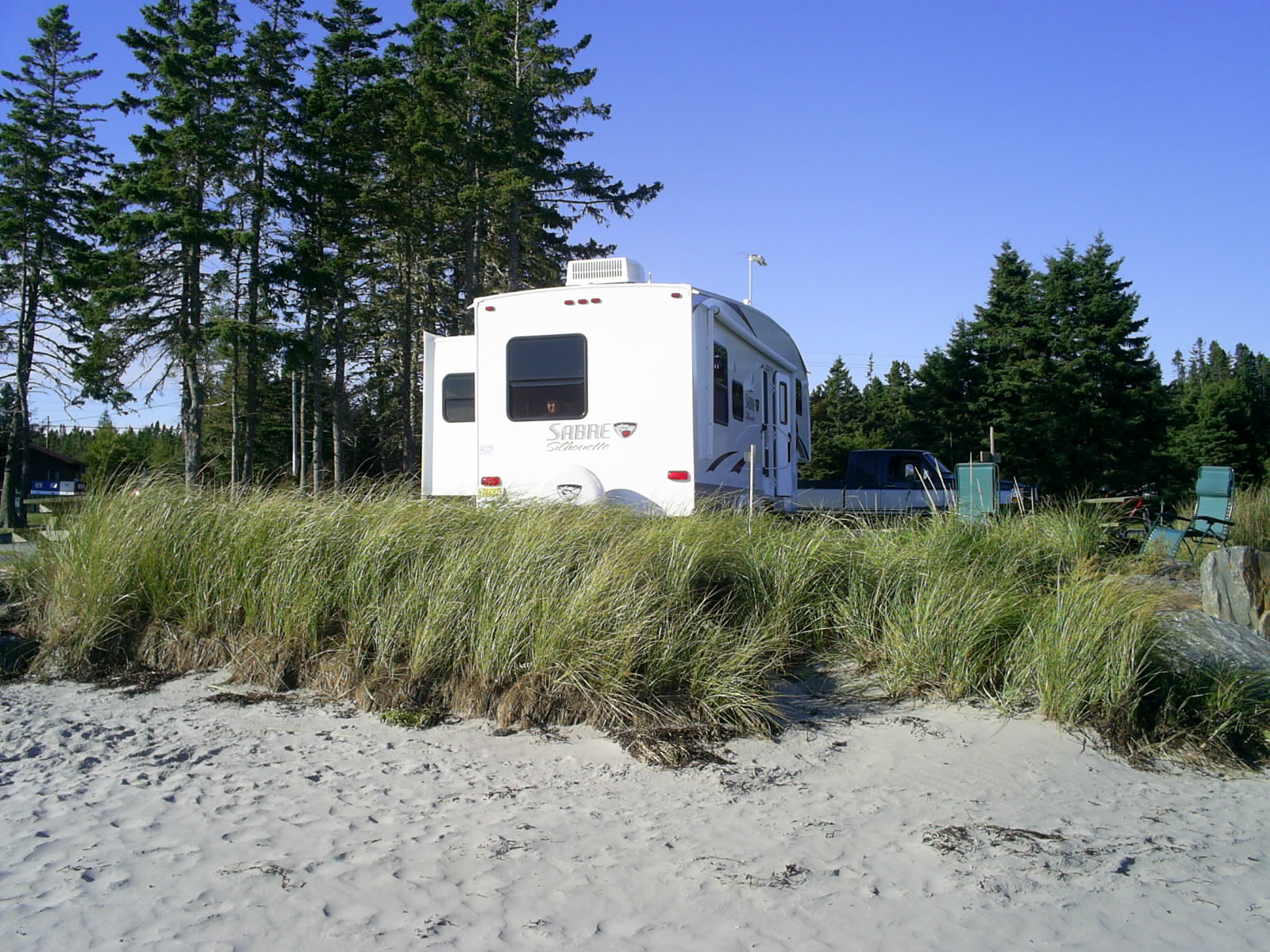 beach camping at it's best