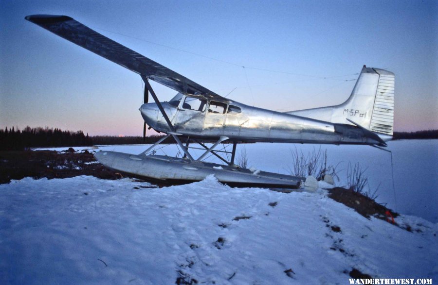 Beached Float Plane on Glenn Hwy