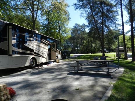 Beautiful campsite a few weeks ago Baldridge Campground on Lake Lanier in Georgia