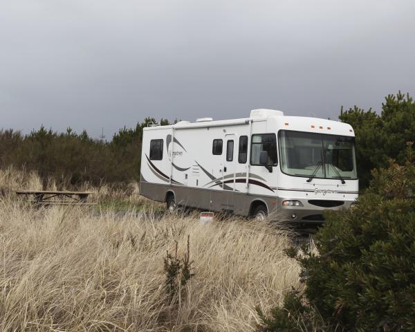 Beautiful campsite.  Just steps to the ocean.  Cleanest campground/baths/showers I've ever seen.  Grayland WA, we will return (when it's nicer weather