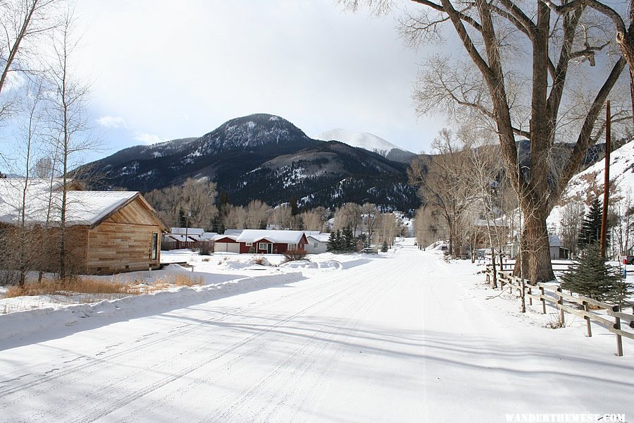 Beautiful Lake City in Winter