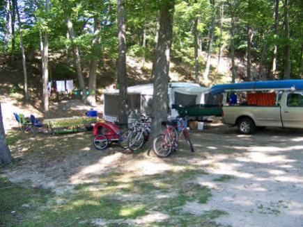 Beechwood campground, Ludington SP (October 2011)